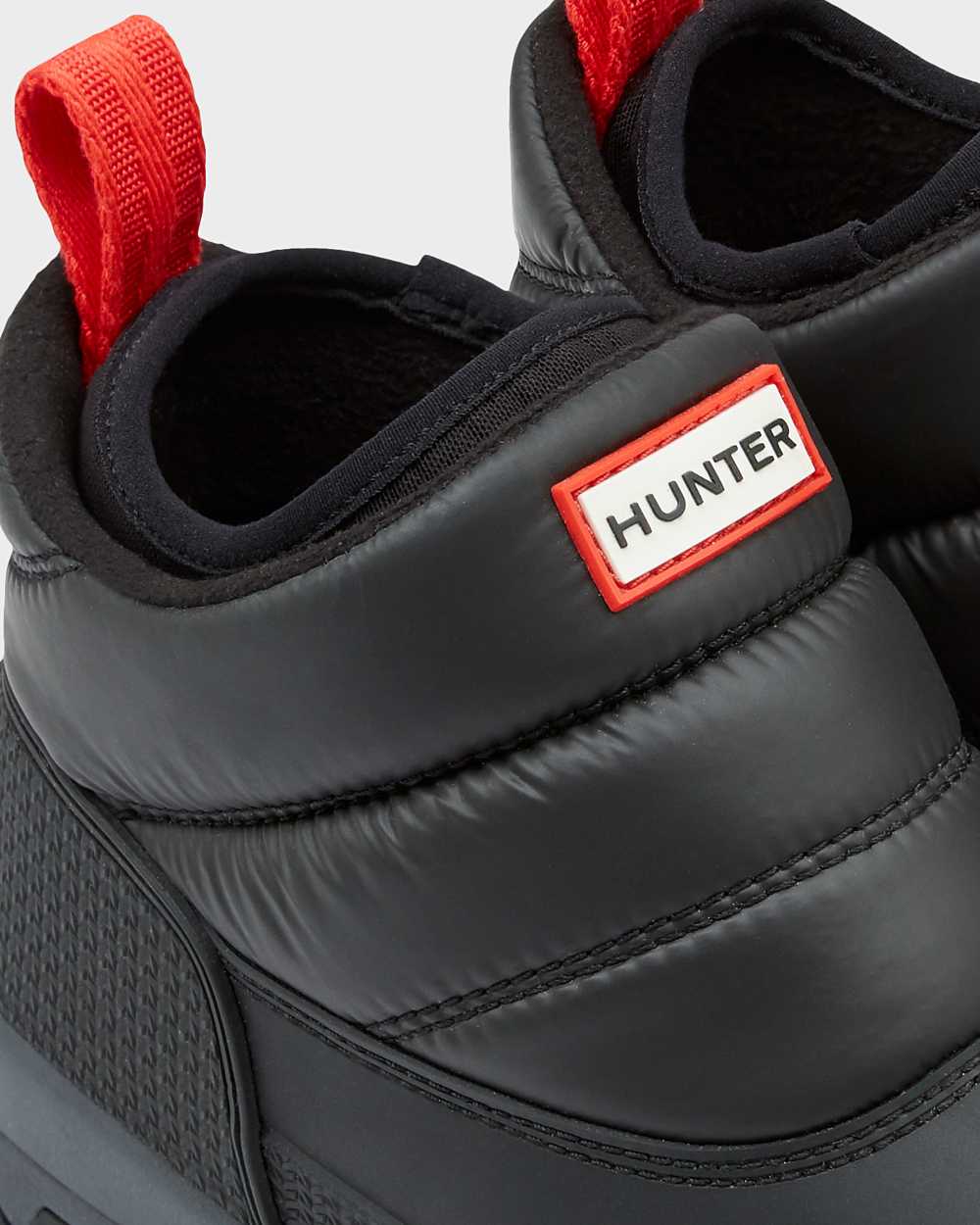 Hunter Original Insulated Ankle Women's Snow Boots NZ-37936M Black